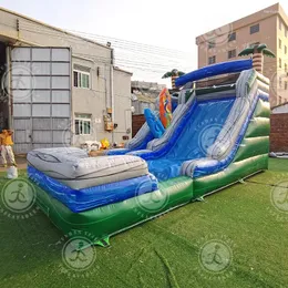 Tents And Shelters Good Quality Kids Water Slide Bouncy House With Swimming Pools For Sale