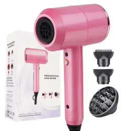 Dryers Negative ion folding hair dryer highpower household hair dryer hair salon hotel internet red hammer hair dryer