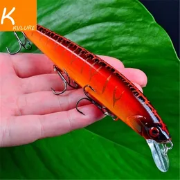 1PCS Lifelike Wobbler Łowódzki przynęty 3D Oczy 14CM185G Minnow Minnow Artificial twarda przynęta pływając z 6# haczykami 240407