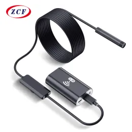Kameras WiFi Endoskop Kamera 8mm Mini -Objektiv HD720P USB Drain Rohrmotor Inspektion BoresCope LED wasserdicht für iPhone Android Phone PC