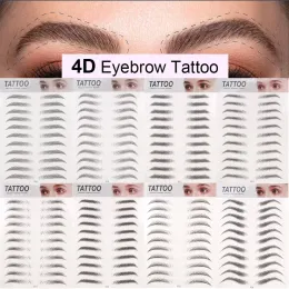 Enhancers Magic 4D Hairlike Eyebrow Tattoo Sticker False Eyebrows 7 Day Long Lasting Super Waterproof Permanent Eyebrows Cosmetics Makeup