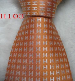 H103 100SILK JACQUARD المنسوجة يدويًا MEN039S TIE NECKTIE017293883