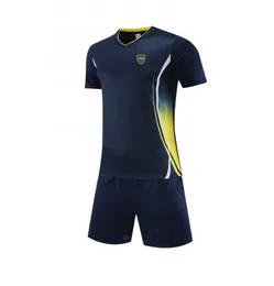 Boca Juniors Mężczyzn Leisure Home Leisure Suit Dzieci Letnia Sprawa Bluza Wysokiej jakości trening na świeżym powietrzu garnitur z krótkim rękawem