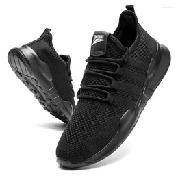 Casual Shoes Fujeak Ultralight Mens Sneakers Breattable Mesh Running For Men Plus Size Trendy Footwear Non-Slip Sports