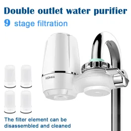 Reinigungsmittel Küche Wasserhahn Filter Duschfilter Trinkwasser Wasserhahn Wasser Brenner zum Sparen von Wasserbarriere Wasserreiniger