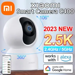 Webcams Xiaomi Global Version 2.4G5G WiFi Nachtsicht Kamera C400 Smart Security mit 2,5.000 Klarheit 4MP 360 ° Rotation AI Human Detection