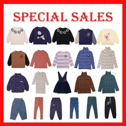 Kläder sätter specialförsäljning Wyn Children's 2024 Winter Boys and Girls Sweatshirts Sweatpants Baby Cotton Home Clothes