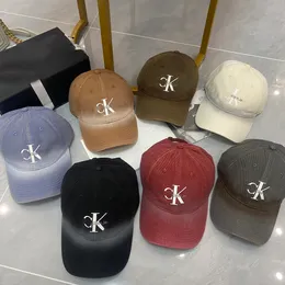 Högkvalitativ modebaseballkapsel Street Tide Cap Letter Ball Cap Men's and Women's Duck Tongue Cap Gradient Color Cowboy Sun Hat kan tvättas