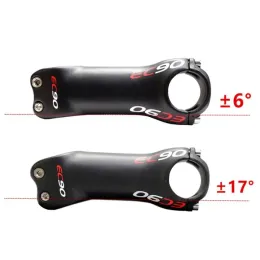 Lights Ec90 Highstrength 31.8mm Carbon Stem Mtb Mountain Road Bike Bicycle Parts 6/17 Degrees Ultralight Cycling Stems