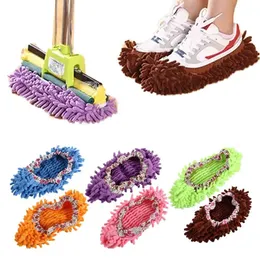 Slippers Shoes Cleaning Mop Home Duster Cloth Covers Floor Dust 240419