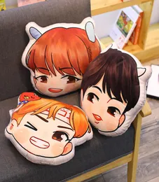 Novelty Games BTS BOMBSKOPT Youth League Around Lovely Pillow Q Version Plush Toy för att fira 5 -årsjubileumspresent Korean9035526