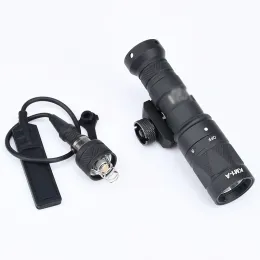 스코프 WADSN M300 M300W SUREFIR FLASHLIGHT WHITE LED Strobe Light 일반 스위치 버전 FIT 20MM PICATINNY 레일 헌팅 무기 램프