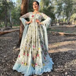 Suknia z ubrania etnicznego projektant przyjęcia weselny Pakistani Bollywood Wear Salwar Kameez
