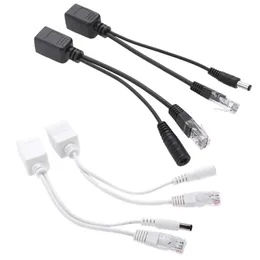 POE CABLE PASSIV POWER Over Ethernet Adapter Cable PoE Splitter RJ45 Injektor Strömförsörjningsmodul 12-48V för IP CAMEA