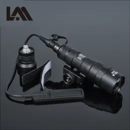 Scopes Taktik M300 M300B Mini İzci Işık Açık Tüfek Avı Airsoft El Feneri Askeri Silah Işık Led Led Arma Lanterna