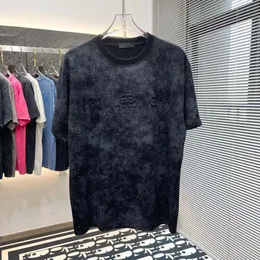 Yeni Moda Erkek Tasarımcı Erkekler Mektubu Köpüklü Yıldız T-Shirt Kısa Kollu Hip Hop Moda Kadın Eğlence T Street