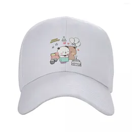 Boinas feliz aniversário Bubu Dudu Baseball Cap unissex vintage Sun Hats panda urso pai chapéu de poliéster ajustável lavável