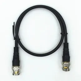 2024 neues neues Escam Pure Copper BNC Männlich zum männlichen geraden Crimp Q9 Head HD Monitor Line Doppelkopf Video Kabel 1 m Pullover für gerade Crimp