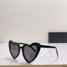 Herz Sonnenbrille Original hochwertiger Designer Sonnenbrillen für Herren berühmte modische klassische Retro Frauengläser Luxusmarke Brille Mode SL181 Sonnenbrille