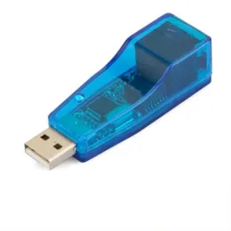 Nuovo 2024 Adattatore esterno RJ45 LAN Card da USB a Ethernet per Mac iOS Android PC Laptop 10/100 Mbps Rete Hot Sale- Ethernet ad alta velocità per