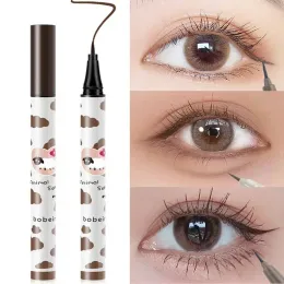 Eyeliner Waterproof Quick Dry Liquid Eyeliner Lying Silkworm Eyelash Pen Longlasting Black Brown Eyeliner Pencil Beauty Eyes Makeup Tool