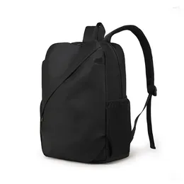 Backpack Brand Minimalism Classic Mens Waterproof Solid Color Casual Travel Backpacks For Men Large Capacity Laptop School Bag