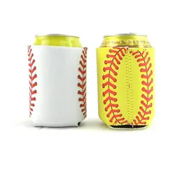 Il baseball in neoprene monogramma può essere isolanti per bevande energetiche del dispositivo di raffreddamento della manica del dispositivo di raffreddamento della bottiglia di birra.