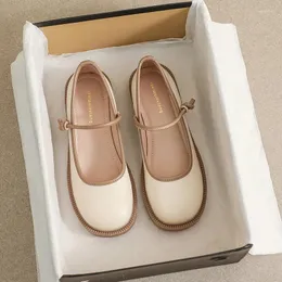 Scarpe eleganti bambola in stile giapponese per donne piattaforma in Inghilterra sola superficiale sola tondo di punta di grandi dimensioni 34-43 elegante all-match