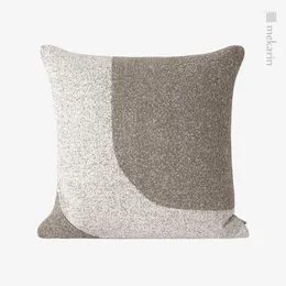 Kissen dekorative Auskleidung für Sofa Geometrische Heimdekoration Kissenbezug Leinen Baumwolle kreative Wohnzimmerautoabdeckung