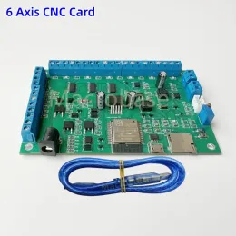 Yönlendiriciler GRBL 6 Eksen Breakout Tahtası Kontrol Paneli USB Hareketli Kartı Esp32 WiFi 32bit CPU Benzer Mach3 CNC Yönlendirici Denetleyicisi DIY Parçaları