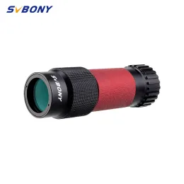 Teleskoplar Svbony 8x25/10x25 Metal Monoküler Çok Katlı Kaplamalı Görüntüleme Clear Mini Taşınabilir Seyahat Opera Tiyatro Müzesi Telescope SV301