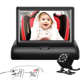 Monitors HD Baby Monitor with Camera LCD Screen Kids Babies Chilldren Monitor Night Vision Video Camera Surveillance for Car