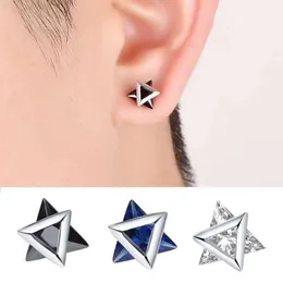 San Sheng Stone Ear Studs Moda Moda Personalizada Brincos Únicos Mulheres Ins Cool estilo Triângulo de Zircão