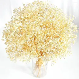 Fiori decorativi secchi Bisth Breath Flower Bouquet 3000 Ivorio Bianco Dry Artificiale per Vase Garden Party Boho Wedding Decor