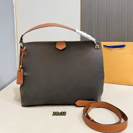 7A изящная сумка бродяга классическая винтажная модная кожаная сумочка Mummy Bag Fashion Women Tote Shoping Sags Cross Body Full Print Defitaby Deffice Workmanship