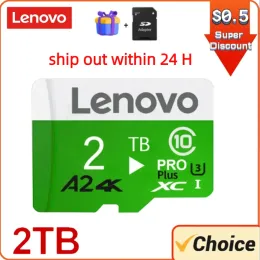Cartões originais Lenovo V60 Class10 Card de memória 1 TB 2TB Micro TF SD Card 512GB cartão SD TF para Nintendo Switch PS4 PS5