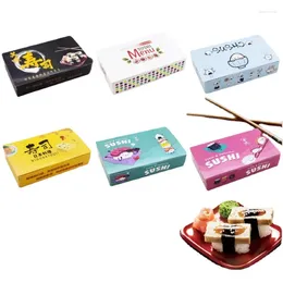 Wrap regalo da 30 pezzi per imballaggio alimentare scatola da imballaggio dessert contenitore di carta sushi