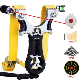 Scopes Laser Slings Metal Slingshot de caça ao ar livre Tiro de alta precisão Tirachinas super potencial para Slingshot