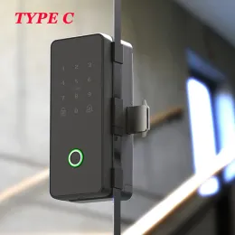 Steuerung von Miete Hotel Lock Single Slide Glass Door Schloss Smart Bluetooth Lock Taste Telefon App Entsperren Sie Fernbedienungsschloss Holz -Türschloss