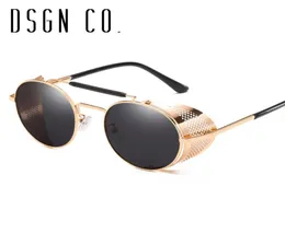 DSGN CO 현대 고딕 증기 펑크 선글라스 남성과 여성 조절 가능한 커버 라운드 태양 안경 8 컬러 UV4009142763