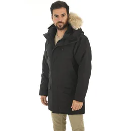 Winter FourRure Down Parka Homme Jassen Chaquetas Oberbekleidung Große Fell mit Kapuze mit vierer Manteau Kanada Down Jacke Mantel Hiver Doudoune Größe: xs-2xl