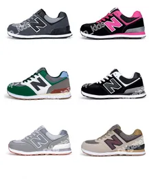 Männer Sneakers Frauen 574 Freizeitsportschuhe Laufschuhe atmungsaktives Mesh Low geschnittene Schnürspür-Turnschuhe im Freien Unisex Zapatos Trainer großer Größe