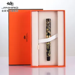 Pens Jinhao 100 Resina Centenário Deep Deep Mar Deep Elegante Graceful Multicolor Fonte Pen Golden/Silver Clip Writing // Caligrafia/Home Novo