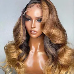 Highlight Wig 13x6 Hd Lace Frontal Wigs Ombre Body Wave Lace Front Wigtaylor human hair lace front wigsHuman Hair Pre Plucked 13x4 360