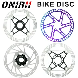 Işıklar Onirii disk fren rotoru vidalı kilidi/ ultra ışık/ yüzer/ altı cıvata ile Mountain Road Bike MTB için 140/ 160mm