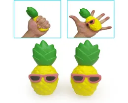 15 cm squishy ananas med solglasögon och imitationsfrukten långsam stigande söta squishies jumbo leksaker4973185