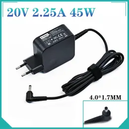 Adattatore UE 20V 2,25a 45W 4.0*1,7 mm Caricatore adattatore AC per Lenovo Yoga 310 510 520 520 710 Miix5 7000 AIR 12 13 IdeaPad 320 100 110 N22 N42