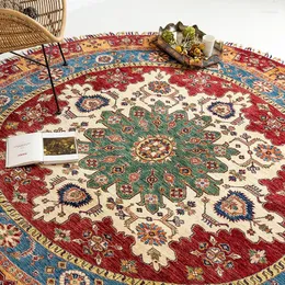 Carpets Afghanistan Round Luxurious Modern Continuous System A Living Room Wool Manual Carpet Villa