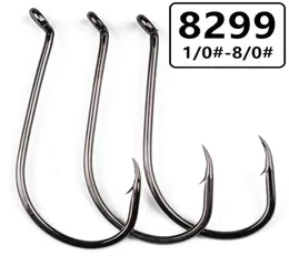 200pcs Lot 8 Boyutlar 1 08 0 8299 Ahtapot Hook Yüksek Karbonlu Çelik Dikenli Balıkçılık Kancaları Fishooks Pesca Takım Aksesuarları A025296L4351630