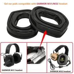 Tillbehör Gelöron Kuddar Kompatibla med Earmor Opsmen Electronic Shooting Earmuffs M31 M32 Taktiska headset som jaktar Airsoft hörlurar